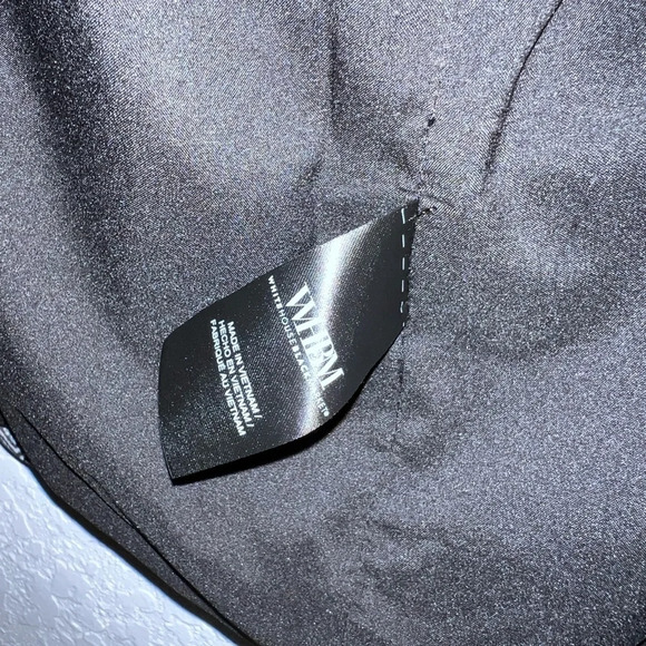 🌟HP 7/8🌟 WHBM - The Relaxed Blazer, Black w/Ecru Herringbone, Size 14 - Picture 5 of 10